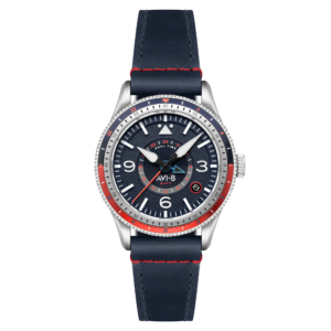 AVI-8 Flyboy Airmaster GMT Automatic Cockpit Blue