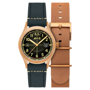 AVI-8 Flyboy Eagle Squadron Automatic Bronze 85th Gravesend Limited Edition