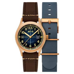 AVI-8 Flyboy Eagle Squadron Automatic Bronze 85th Southend Limited Edition