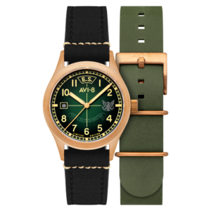AVI-8 Flyboy Eagle Squadron Automatic Bronze 85th Coltishall Limited Edition
