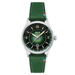 AVI-8 Flyboy Lafayette Automatic 110th Anniversary Limited Edition Mossy Hue