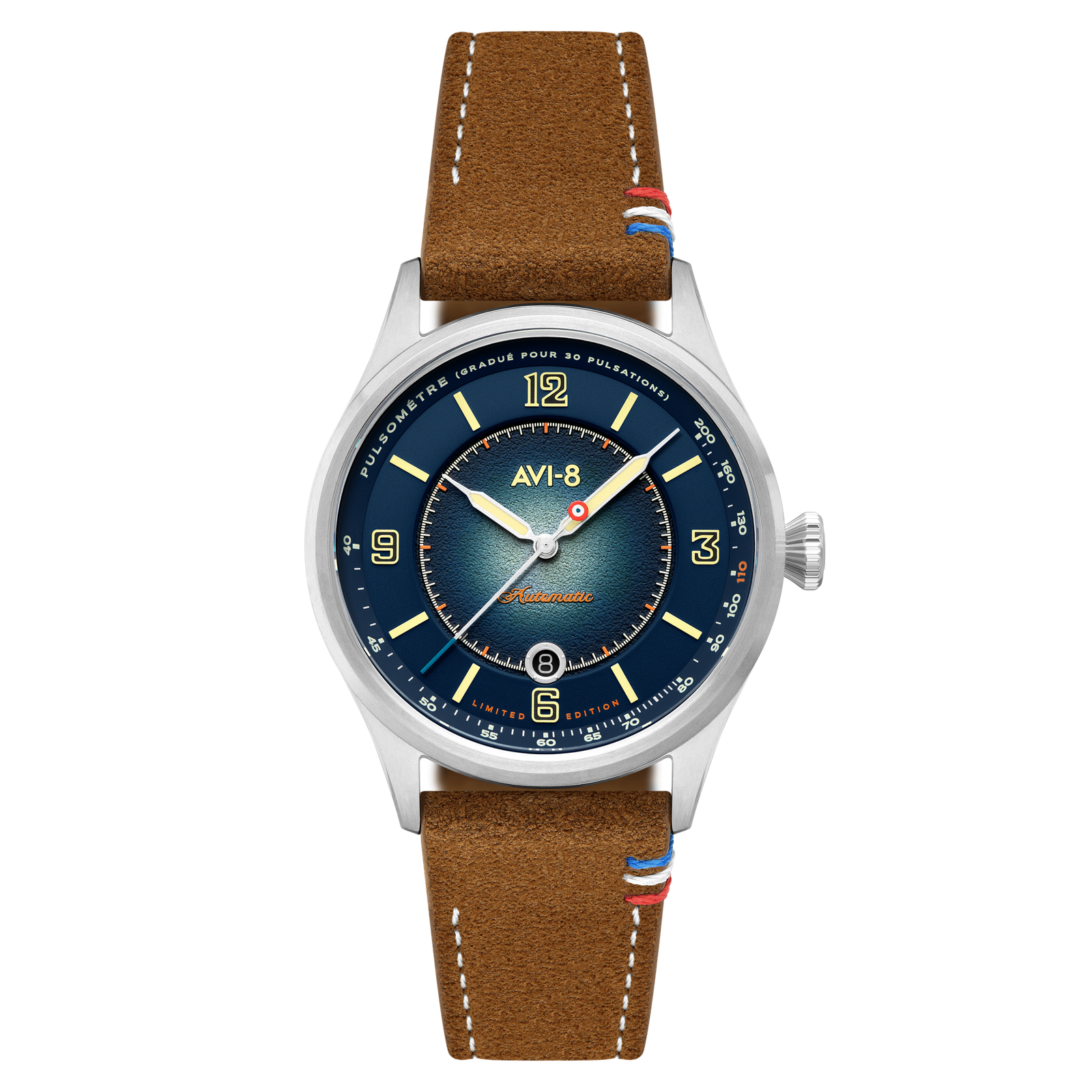 AVI-8 Flyboy Lafayette Automatic 110th Anniversary Limited Edition Blue Horizon