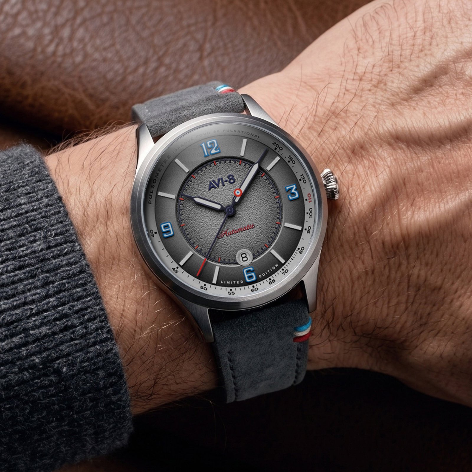 AVI-8 Flyboy Lafayette Automatic 110th Anniversary Limited Edition Haze Glide - Image 2