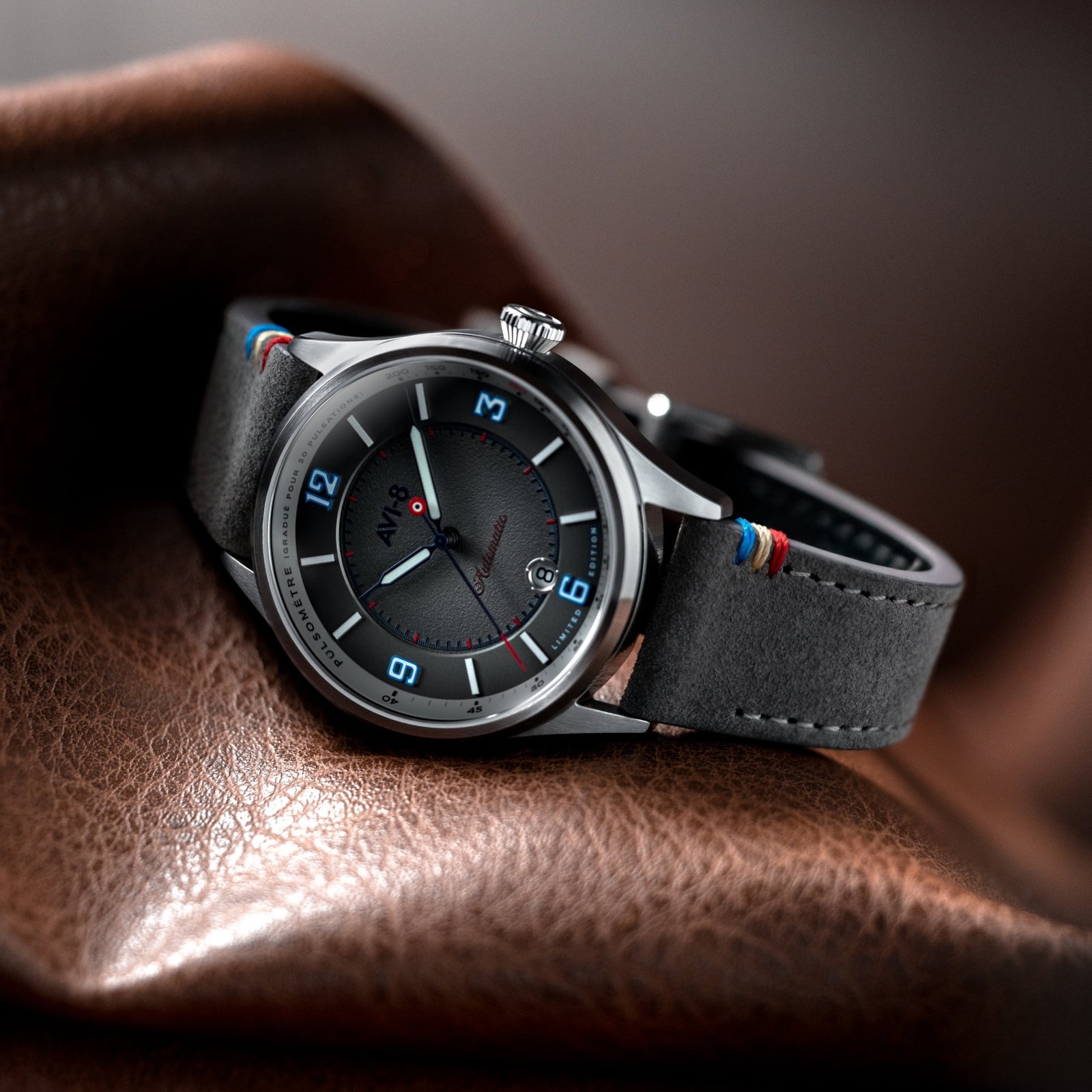 AVI-8 Flyboy Lafayette Automatic 110th Anniversary Limited Edition Haze Glide - Image 3