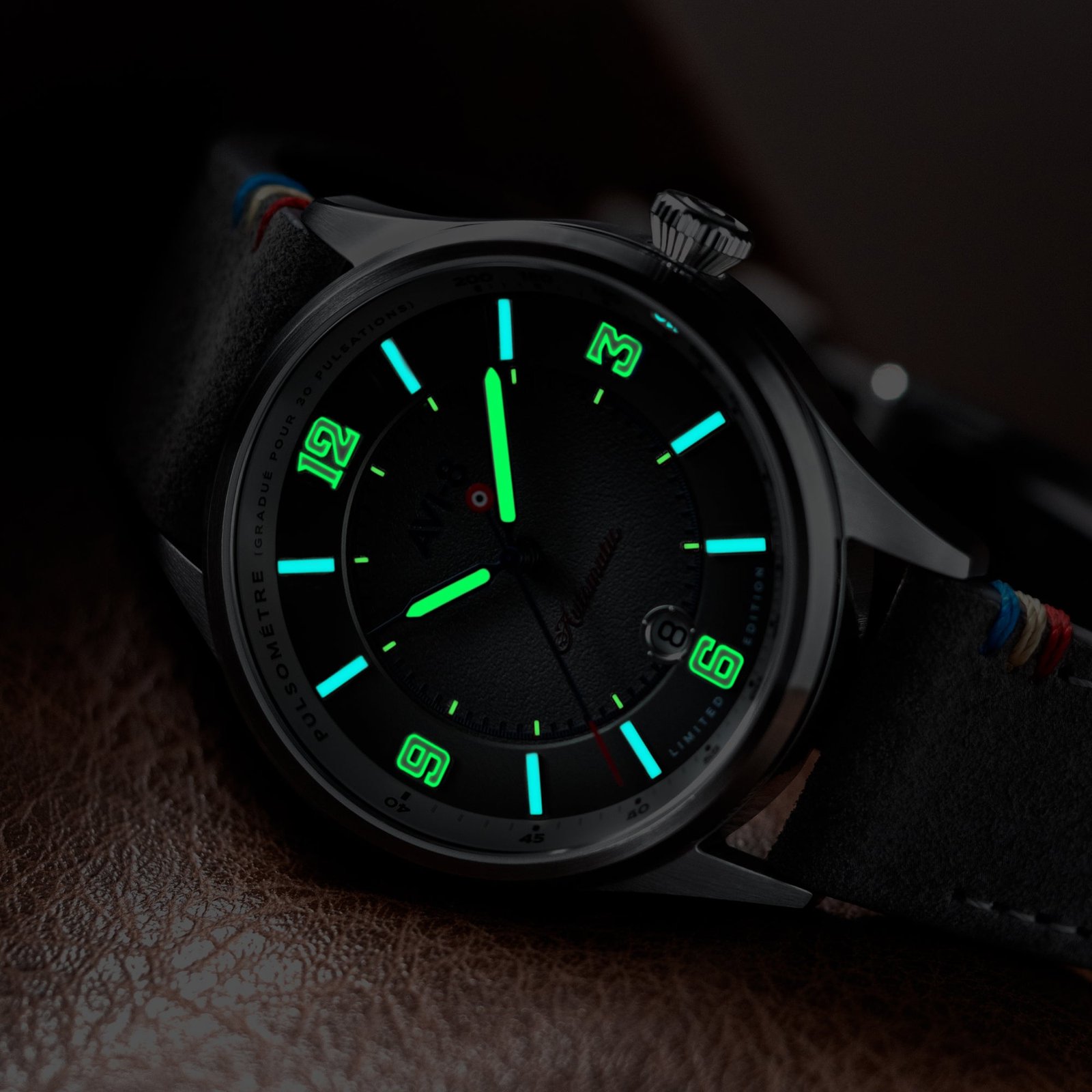 AVI-8 Flyboy Lafayette Automatic 110th Anniversary Limited Edition Haze Glide - Image 6