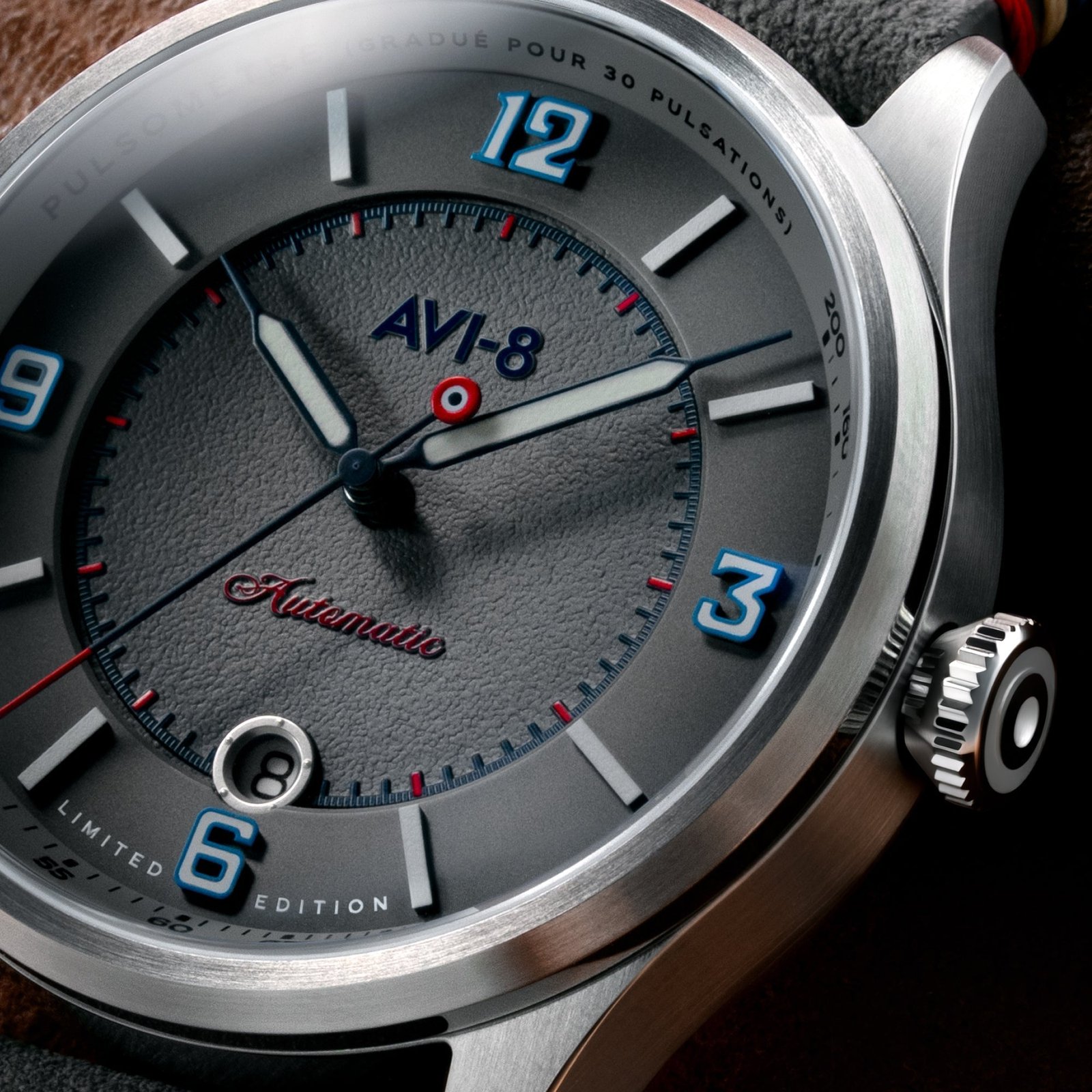 AVI-8 Flyboy Lafayette Automatic 110th Anniversary Limited Edition Haze Glide - Image 4