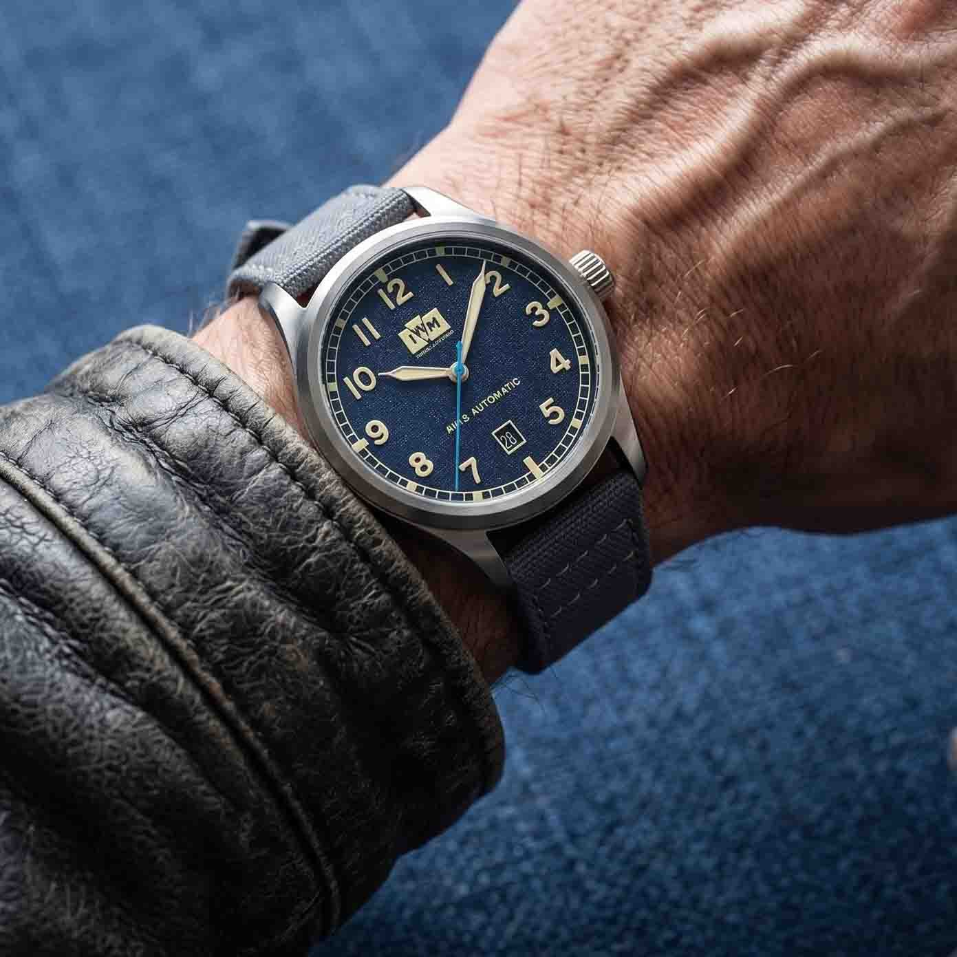 AVI-8 Flyboy Engineer Automatic Imperial War Museums Fieldmaster Edition Wingman Blue - Image 2