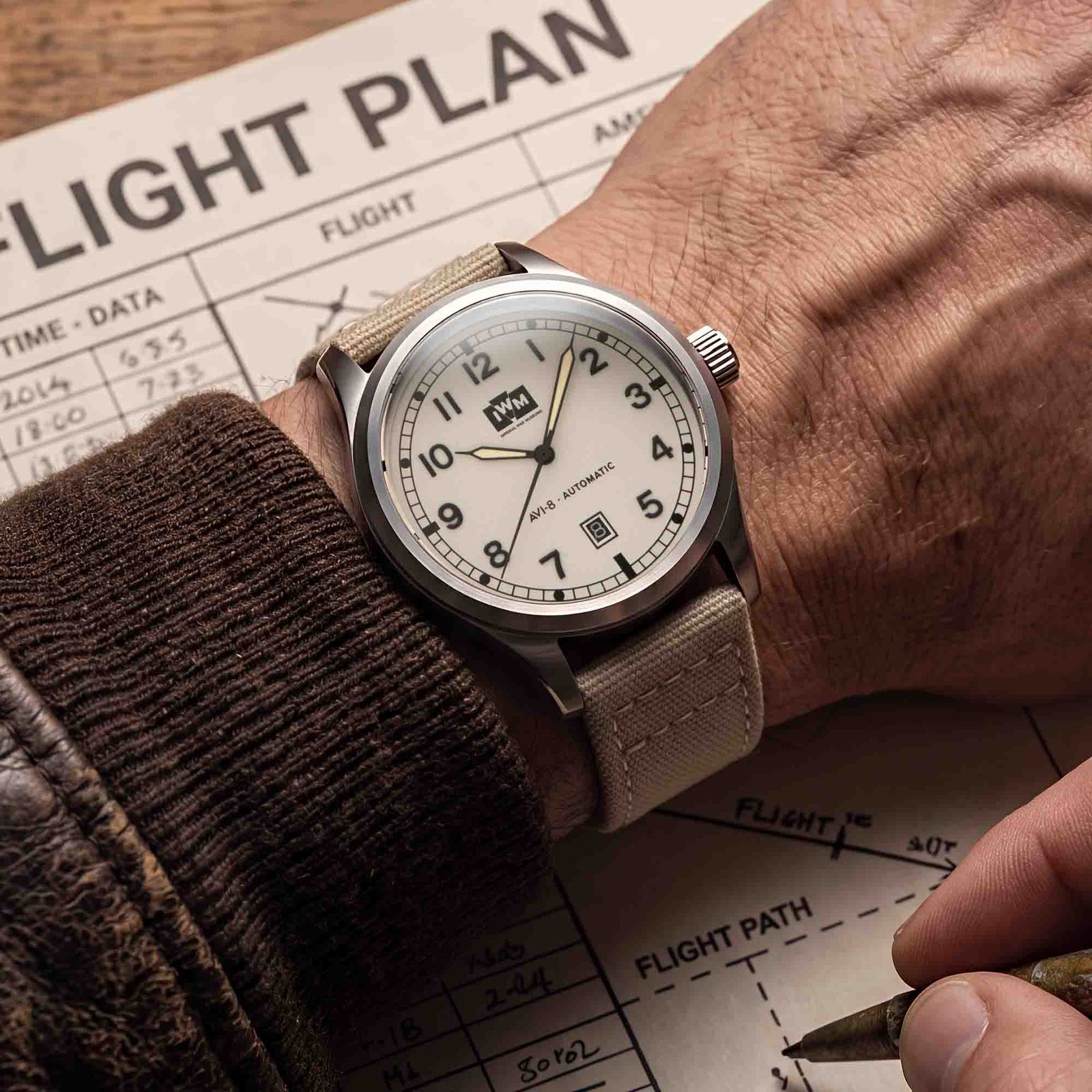 AVI-8 Flyboy Engineer Automatic Imperial War Museums Fieldmaster Edition Service Steel - Image 2