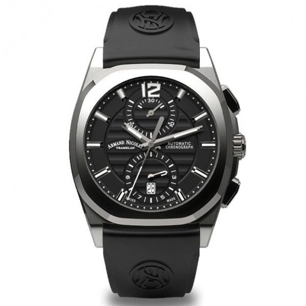 Armand Nicolet J09-3 Swiss Automatic Chronograph Black