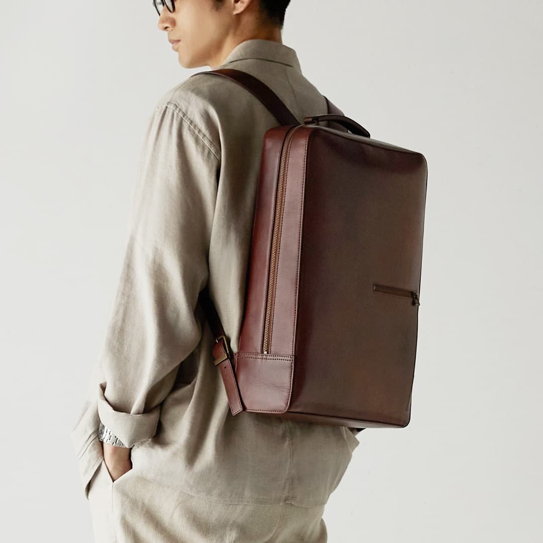 Antique Square Backpack - Image 3