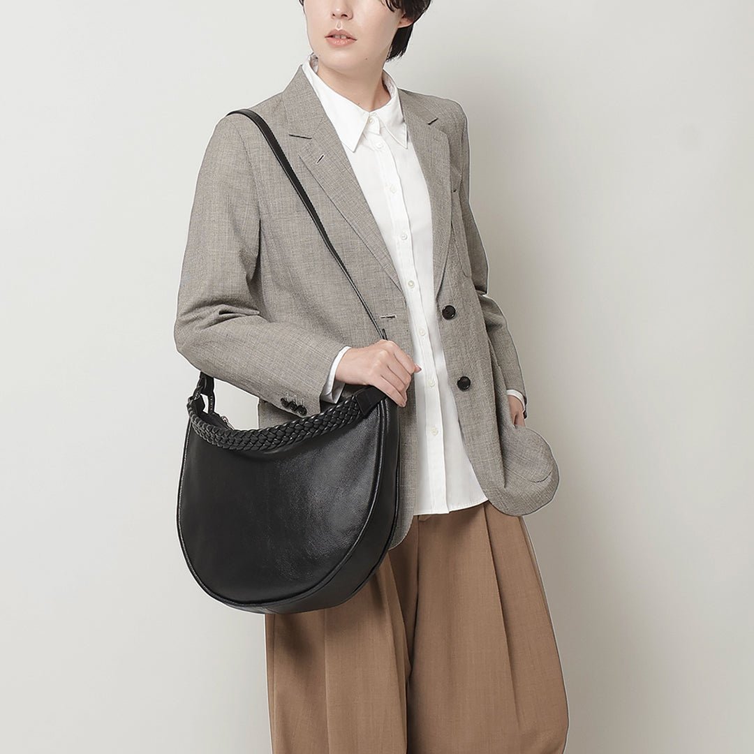 Round Moon 2 Way Tote - Image 6