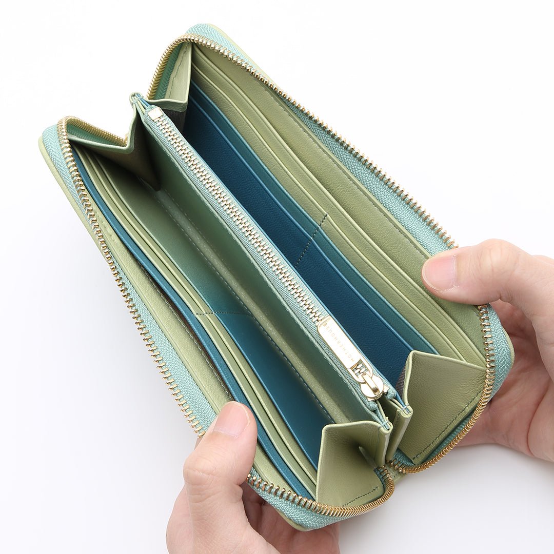 Irodori Mesh Round Long Wallet - Image 6