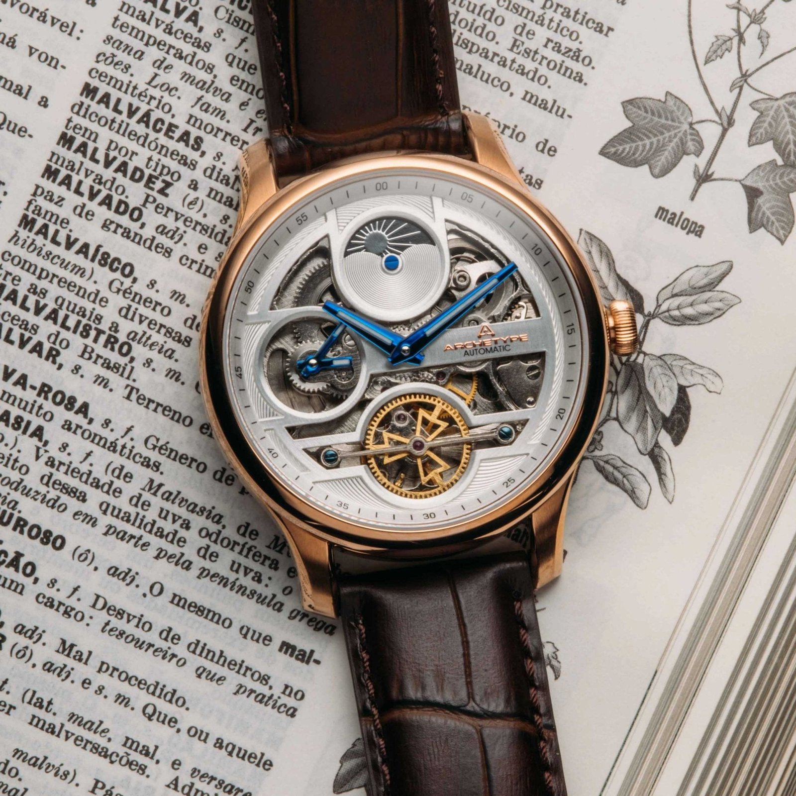 Archetype Archer Automatic Rose Gold White - Image 2