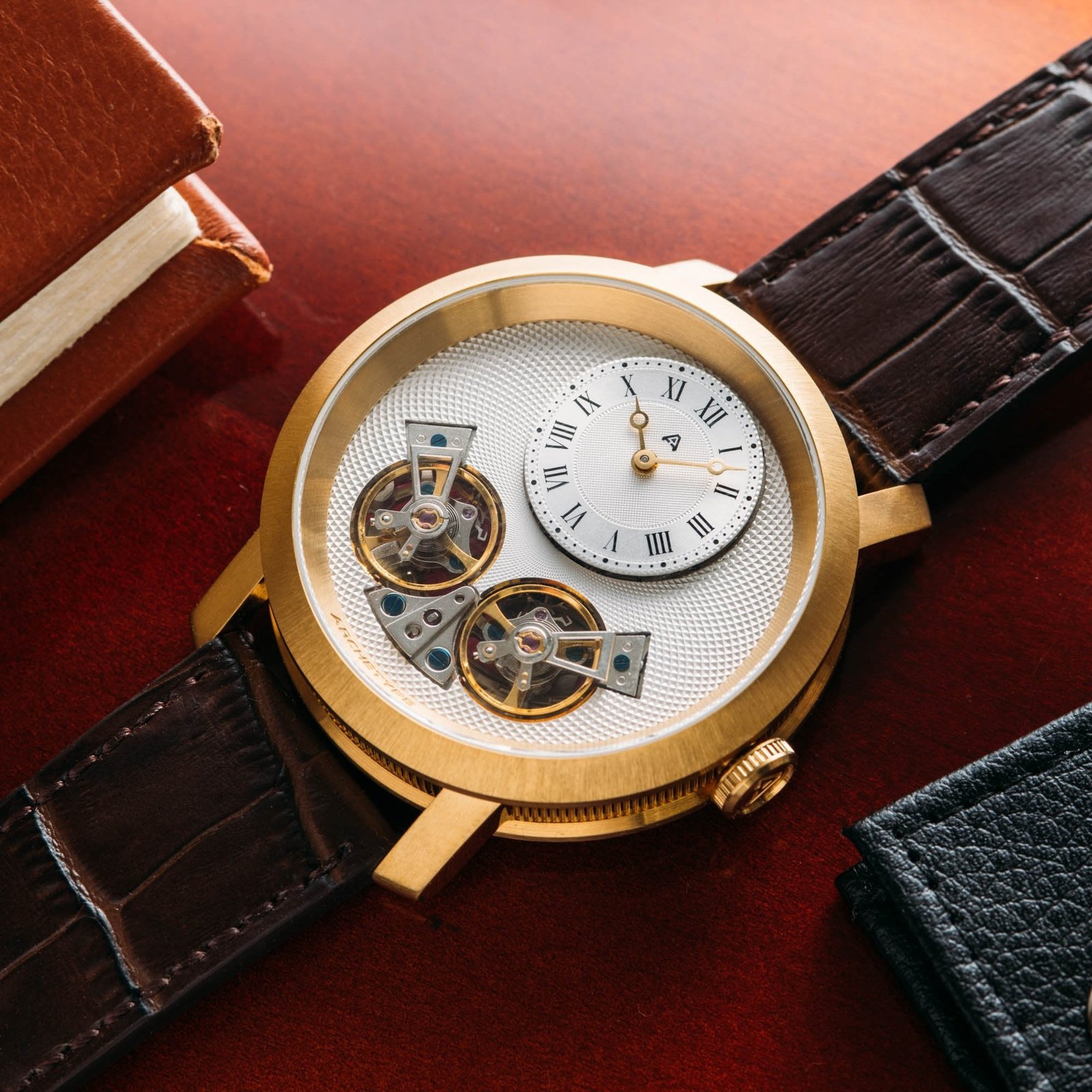 Archetype Caspian Automatic Gold Brown - Image 3