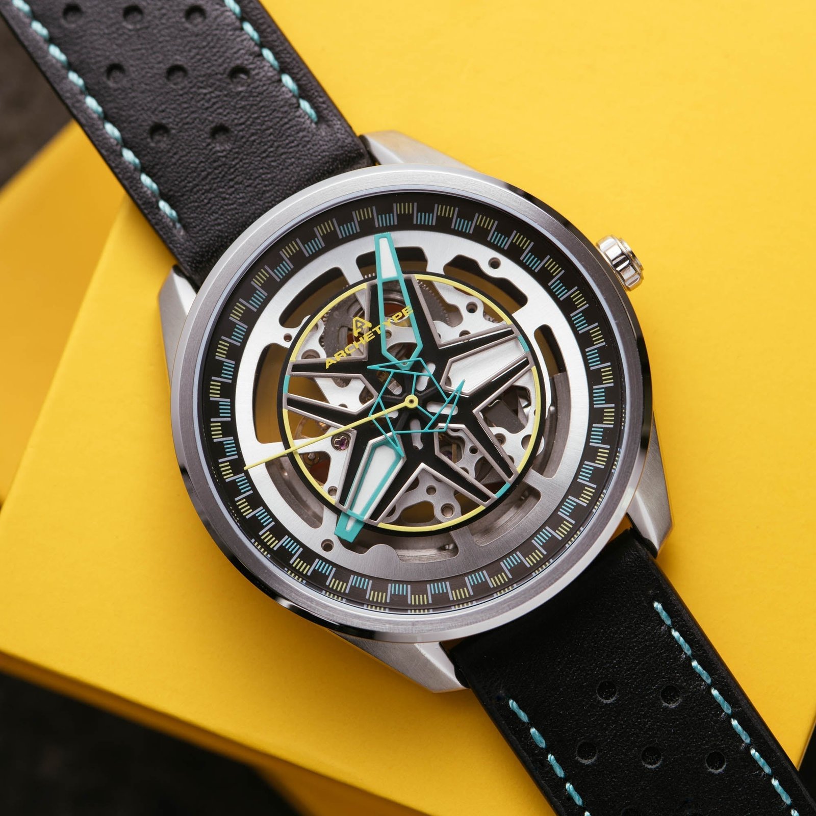 Archetype Challenger Automatic Steel Aqua - Image 5