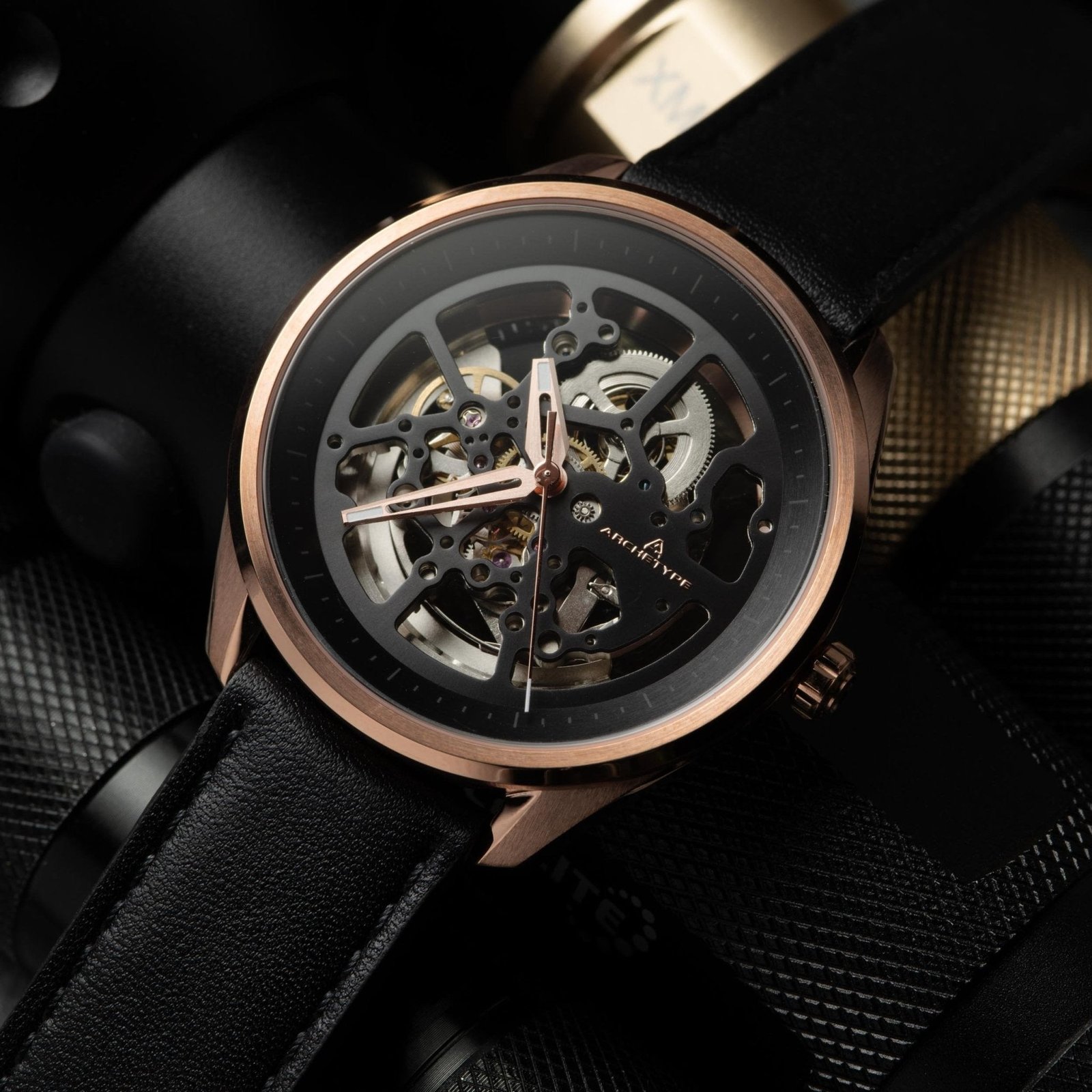 Archetype Nemesis Automatic Rose Gold Black - Image 5