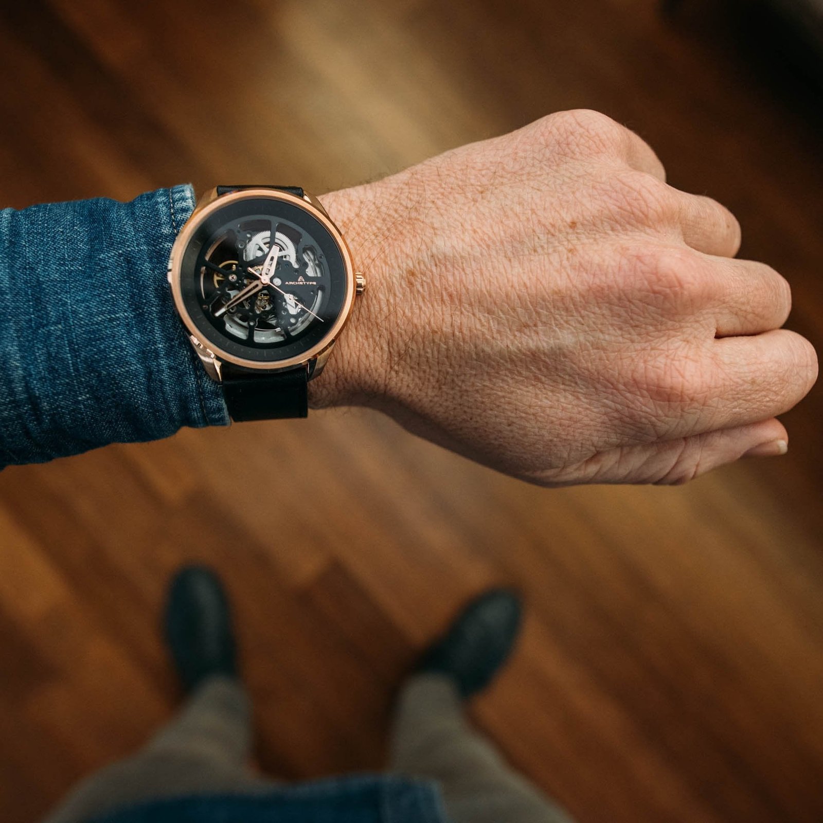 Archetype Nemesis Automatic Rose Gold Black - Image 4