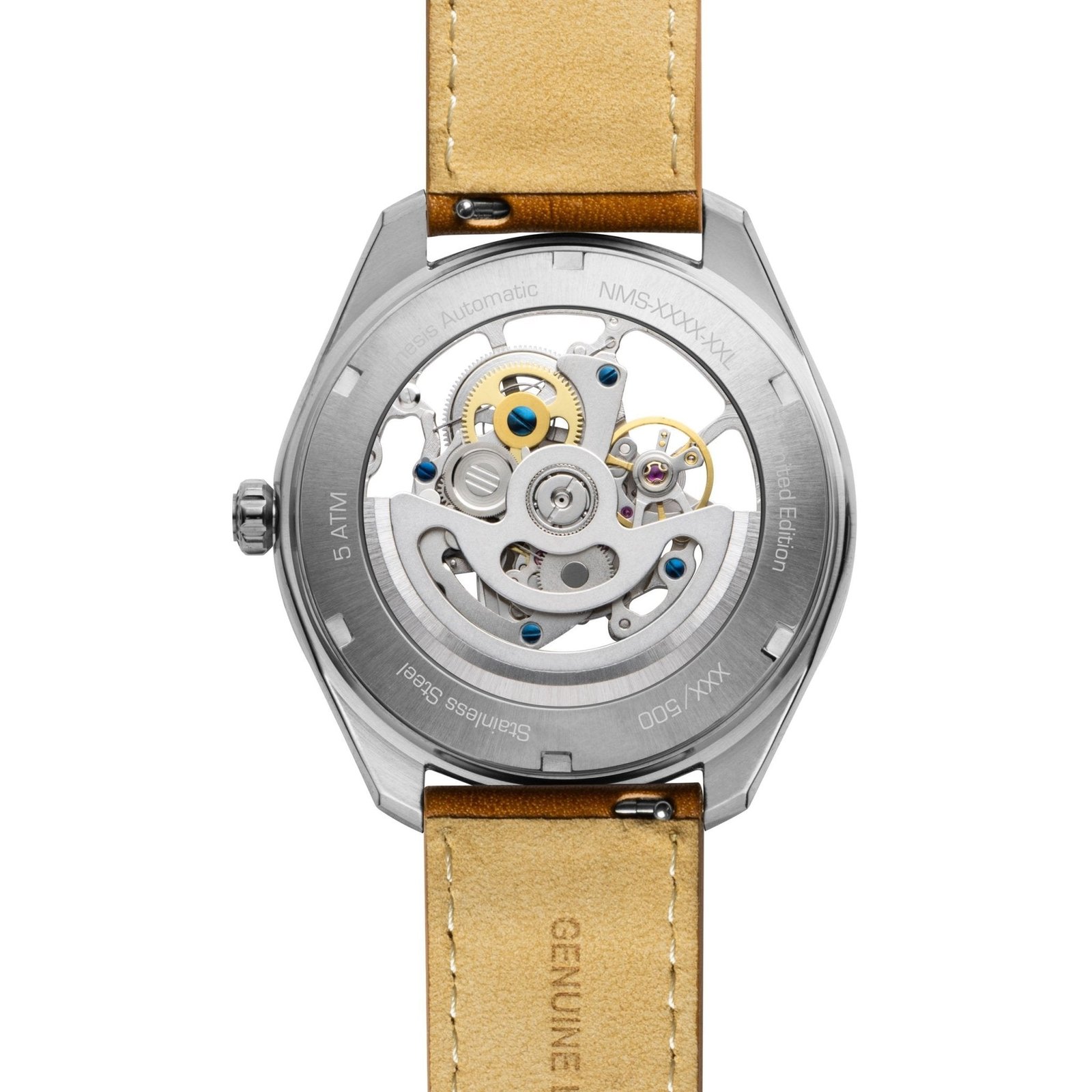 Archetype Nemesis Automatic Silver Tan Blue - Image 3