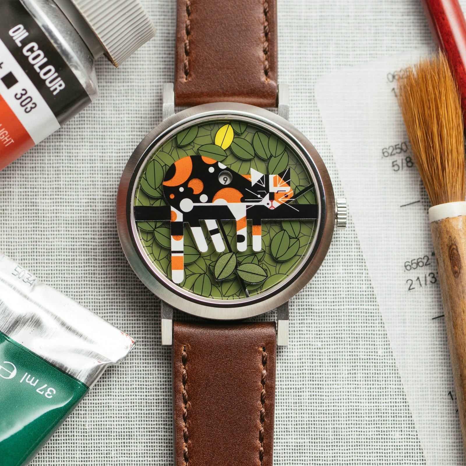 Asterisk x Charley Harper Limp on a Limb Jump Hour Automatic - Image 3