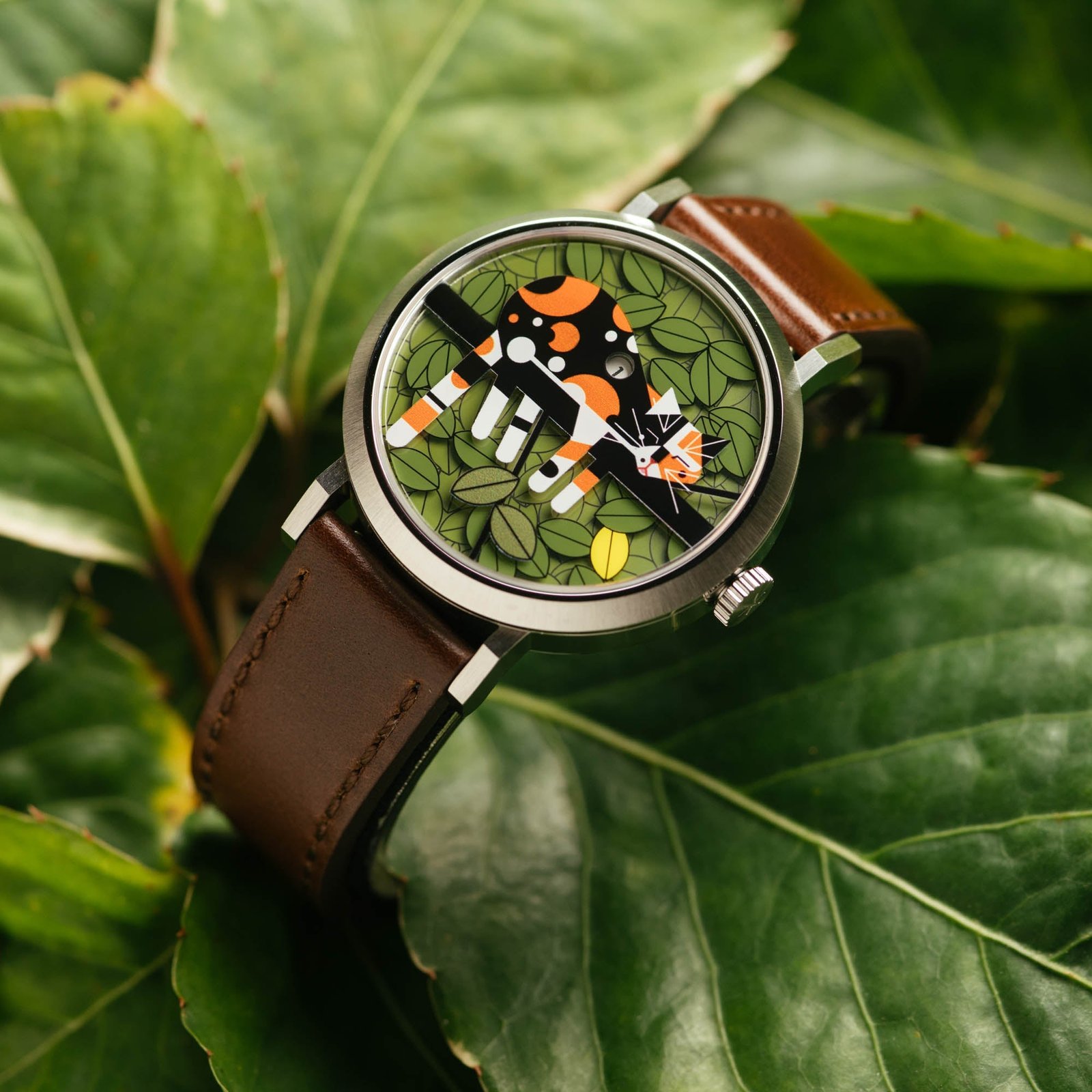 Asterisk x Charley Harper Limp on a Limb Jump Hour Automatic - Image 4
