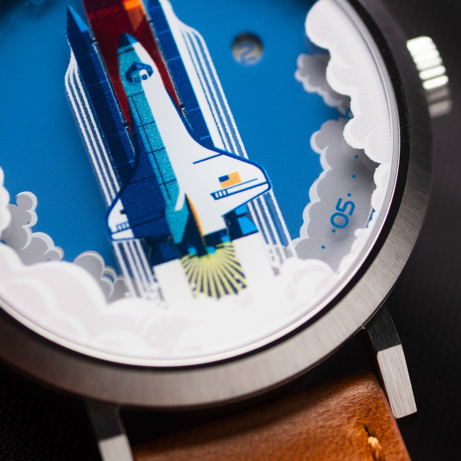 Asterisk Space Shuttle Jump Hour Automatic Limited Edition - Image 3