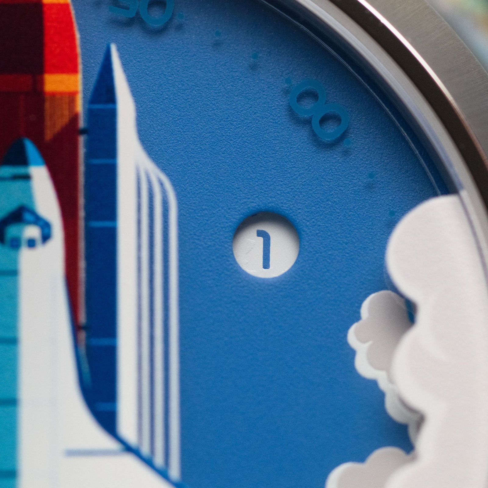 Asterisk Space Shuttle Jump Hour Automatic Limited Edition - Image 4