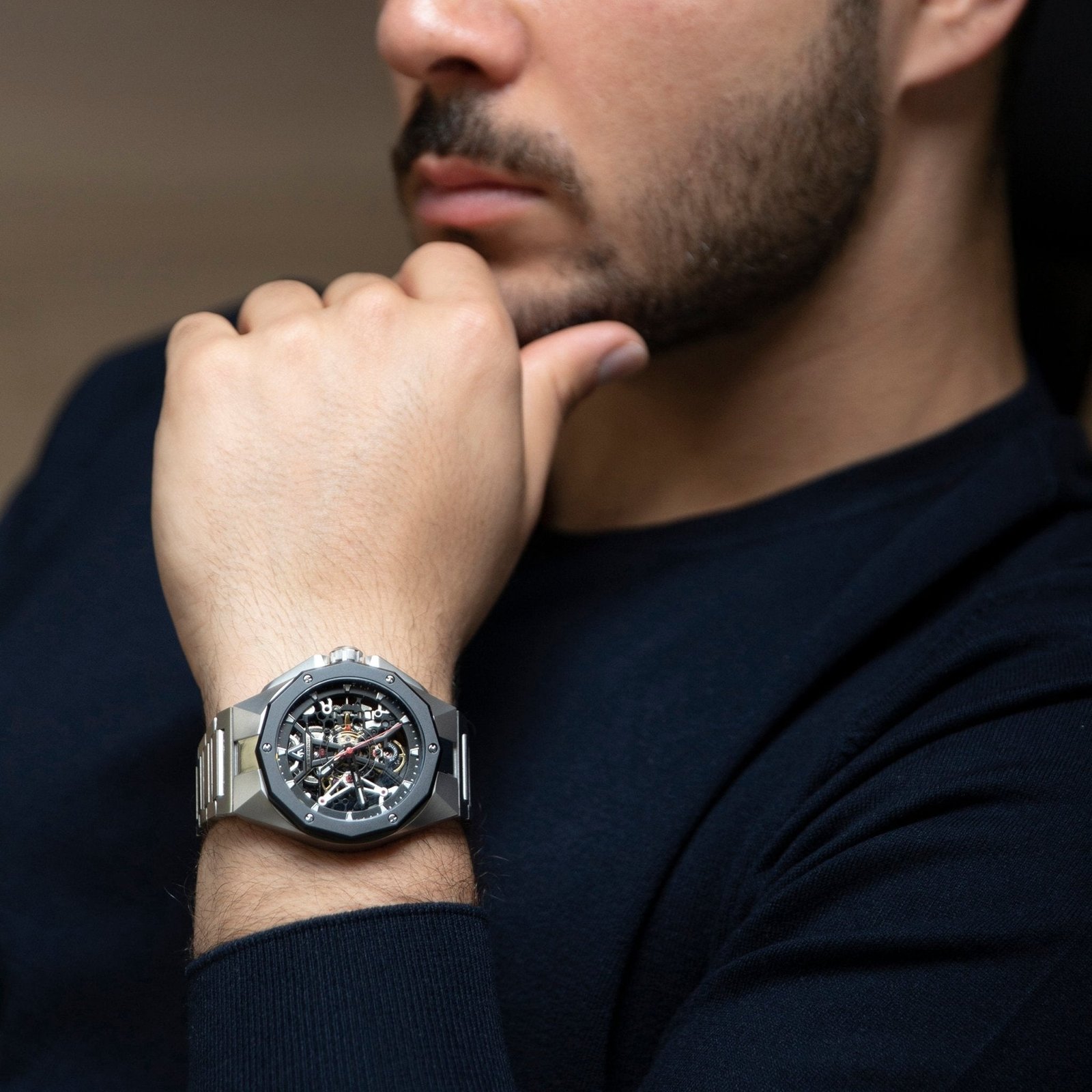 Astronic Apache Skeleton Automatic SS Rose Gold - Image 2
