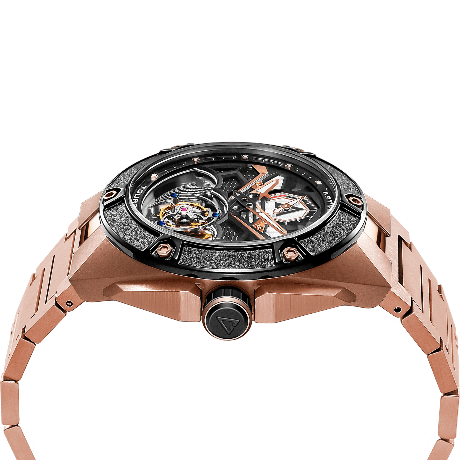 Astronic Nighthawk Tourbillon SS All Rose Gold - Image 3
