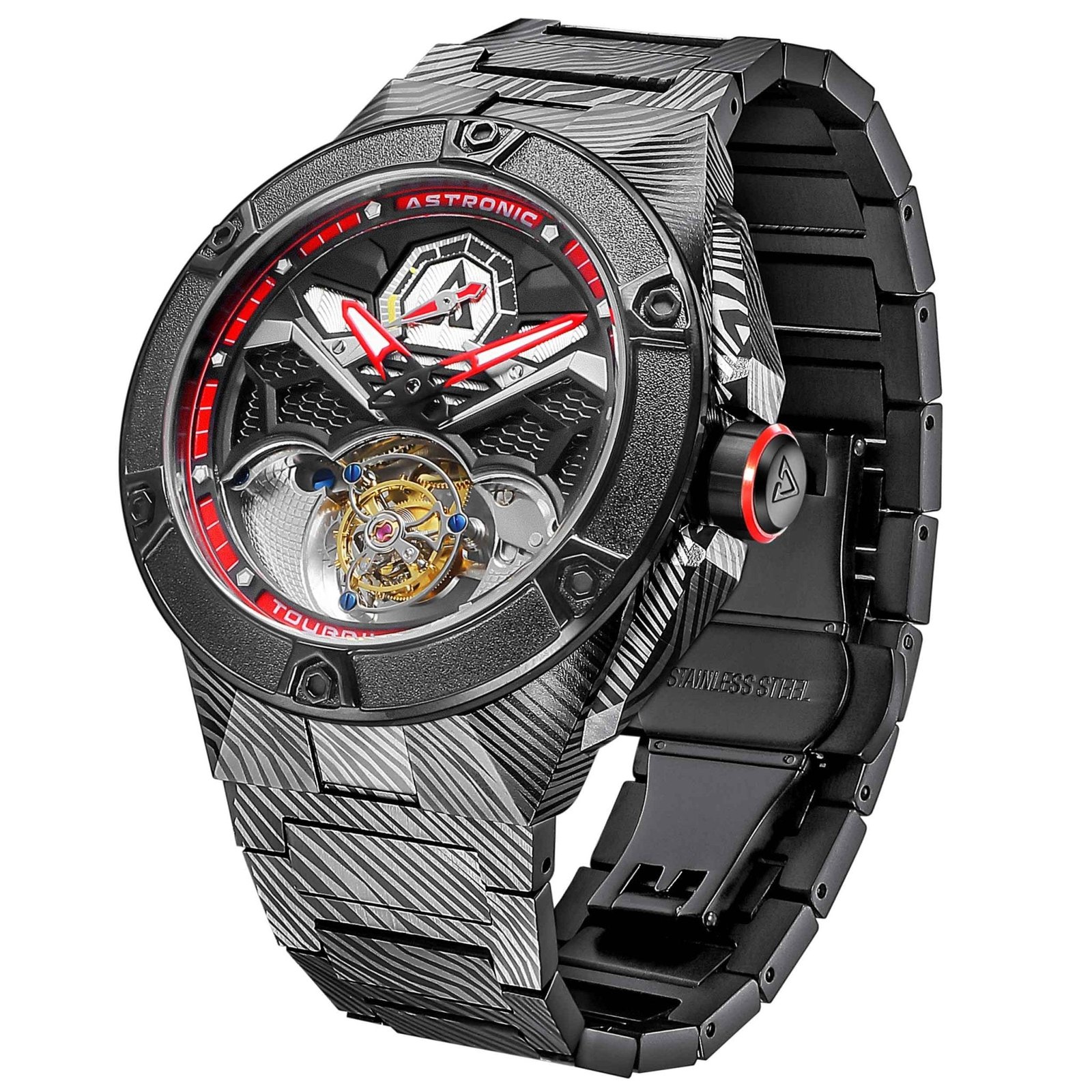 Astronic Nighthawk Tourbillon SS Black Wave - Image 3