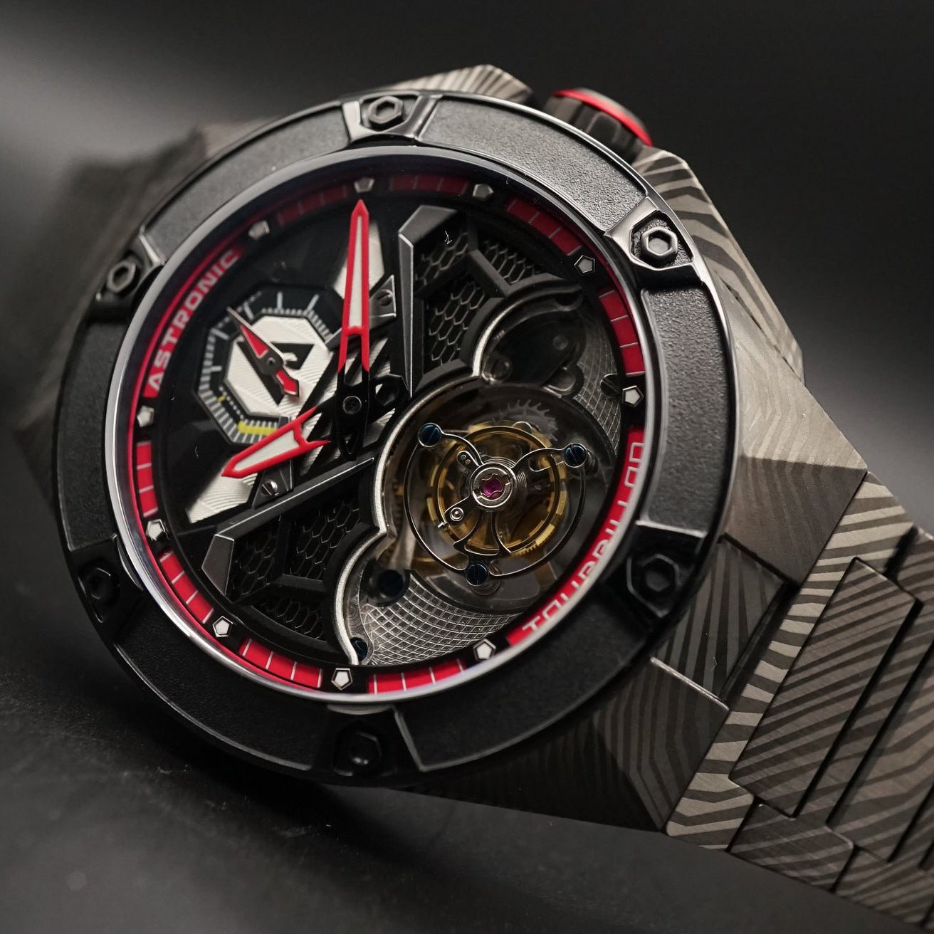 Astronic Nighthawk Tourbillon SS Black Wave - Image 2