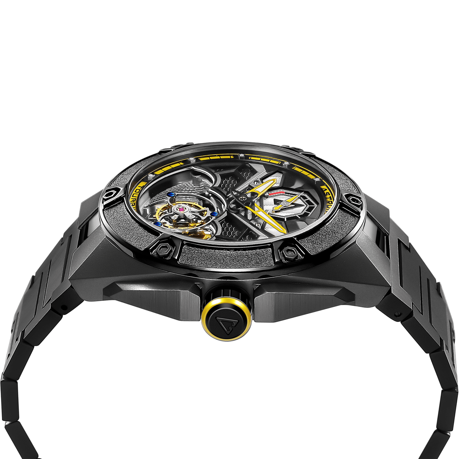 Astronic Nighthawk Tourbillon SS Dark Amber Limited Edition - Image 2