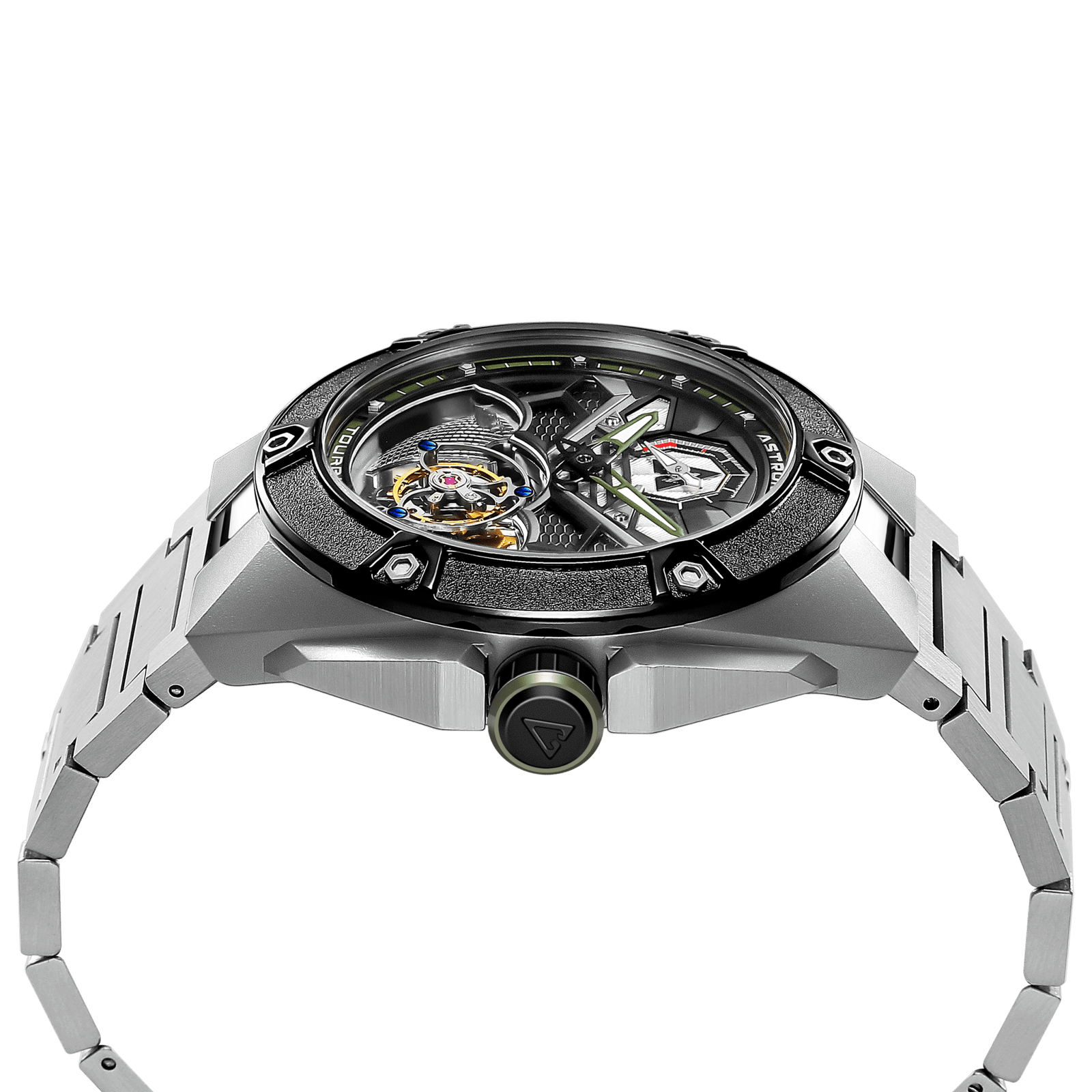 Astronic Nighthawk Tourbillon SS Green Limited Edition - Image 2