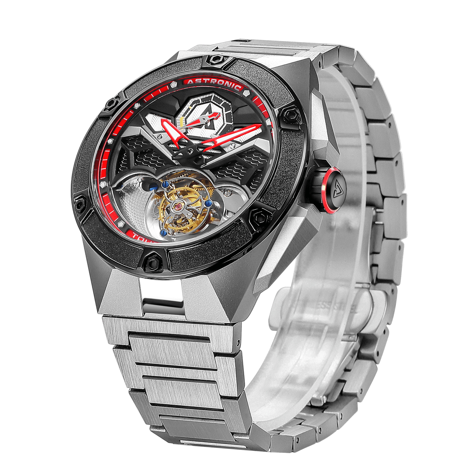 Astronic Nighthawk Tourbillon SS Red Limited Edition - Image 3