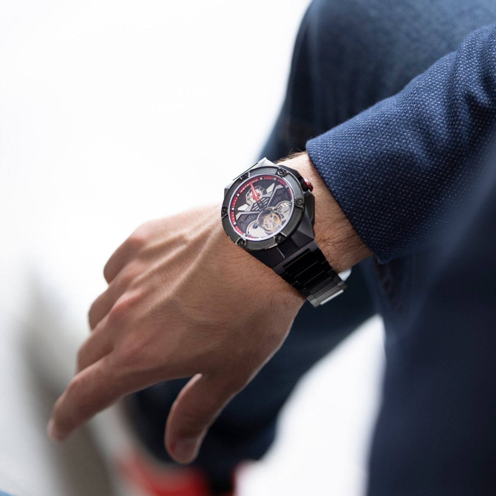 Astronic Nighthawk Tourbillon SS Red Limited Edition - Image 5