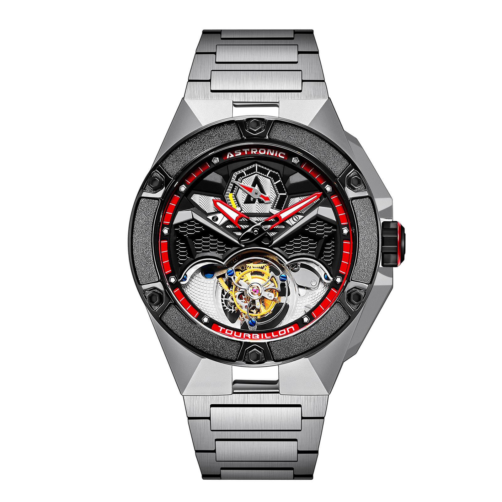 Astronic Nighthawk Tourbillon SS Red Limited Edition