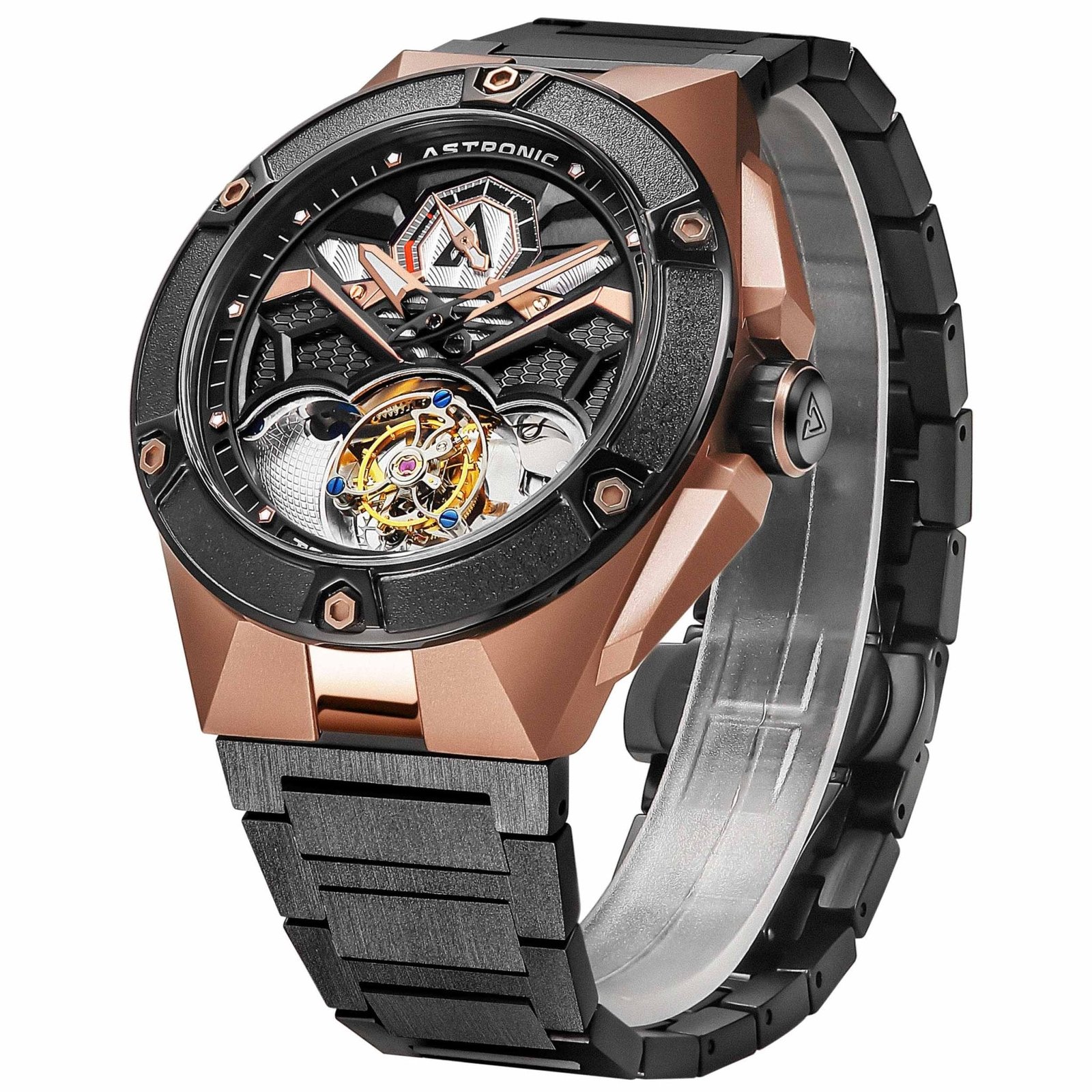 Astronic Nighthawk Tourbillon SS Rose Gold - Image 4