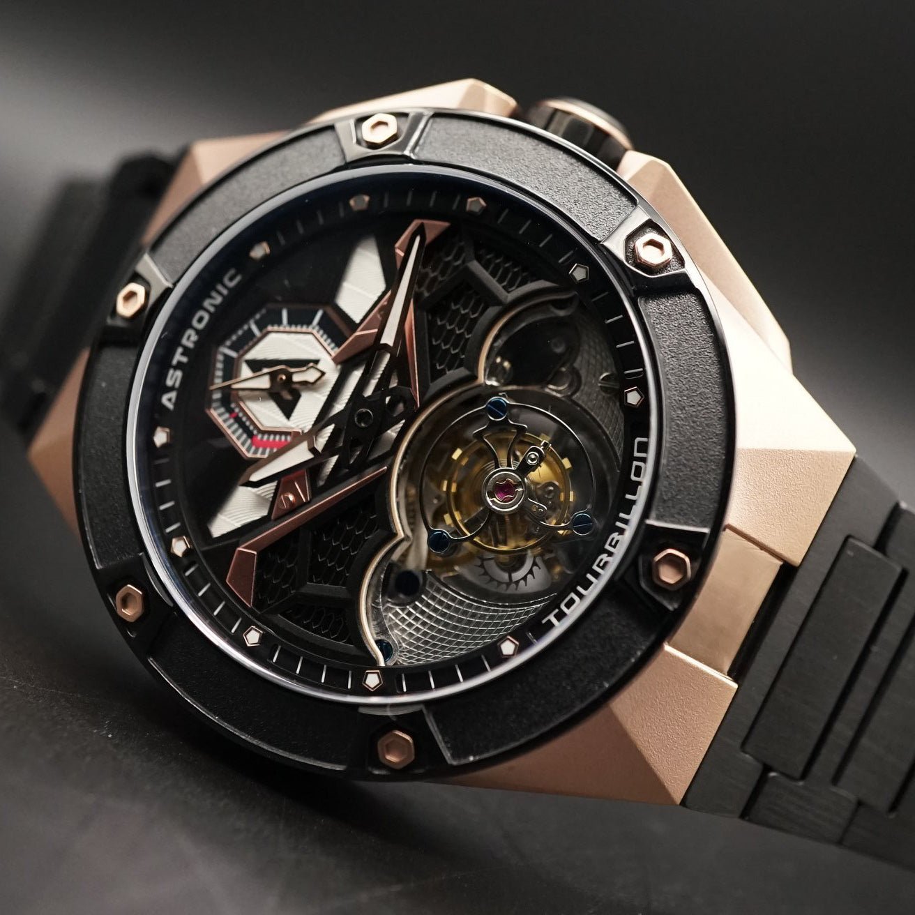 Astronic Nighthawk Tourbillon SS Rose Gold - Image 2