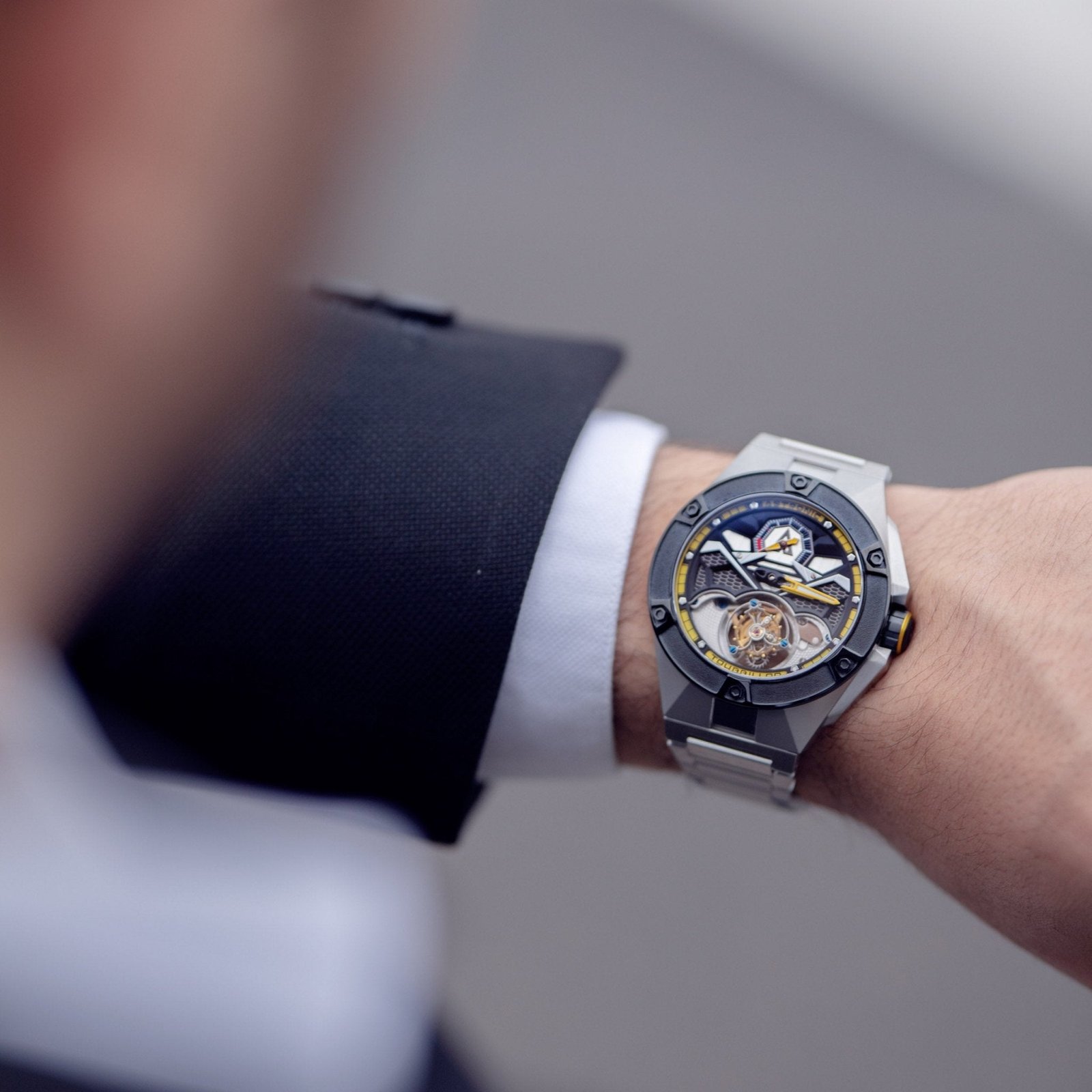 Astronic Nighthawk Tourbillon SS Yellow - Image 6
