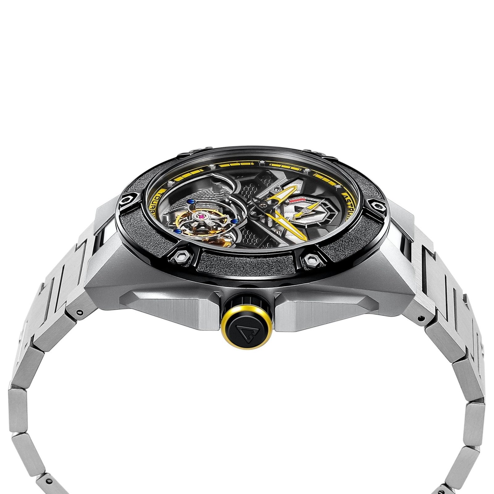 Astronic Nighthawk Tourbillon SS Yellow - Image 5