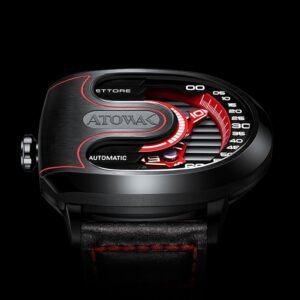 Atowak Ettore Drift 4-Arm Wandering Hour Black Red Watches