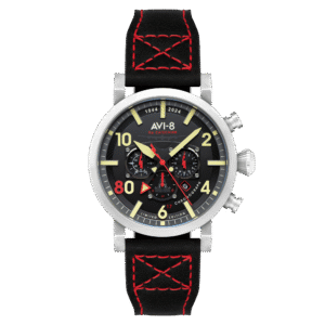 AVI-8 Dambuster Operation Catechism 80th Dual Time Chronograph Limited Edition Bomber Black