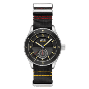 AVI-8 Flyboy Airmaster Sector Meca-Quartz Raven Black