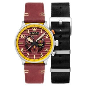 AVI-8 Flyboy Spirit Of Tuskegee Chronograph Limited Edition Brown