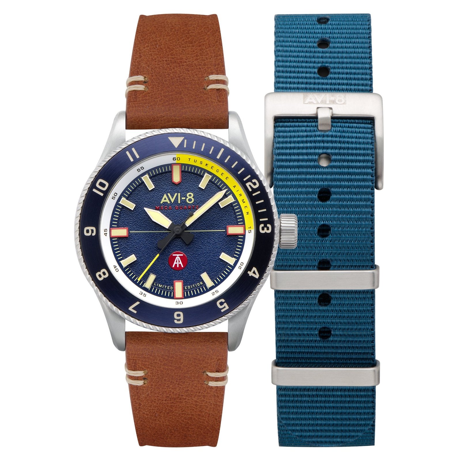 AVI-8 Flyboy Tuskegee Airmen Meca-Quartz Limited Edition Lucera
