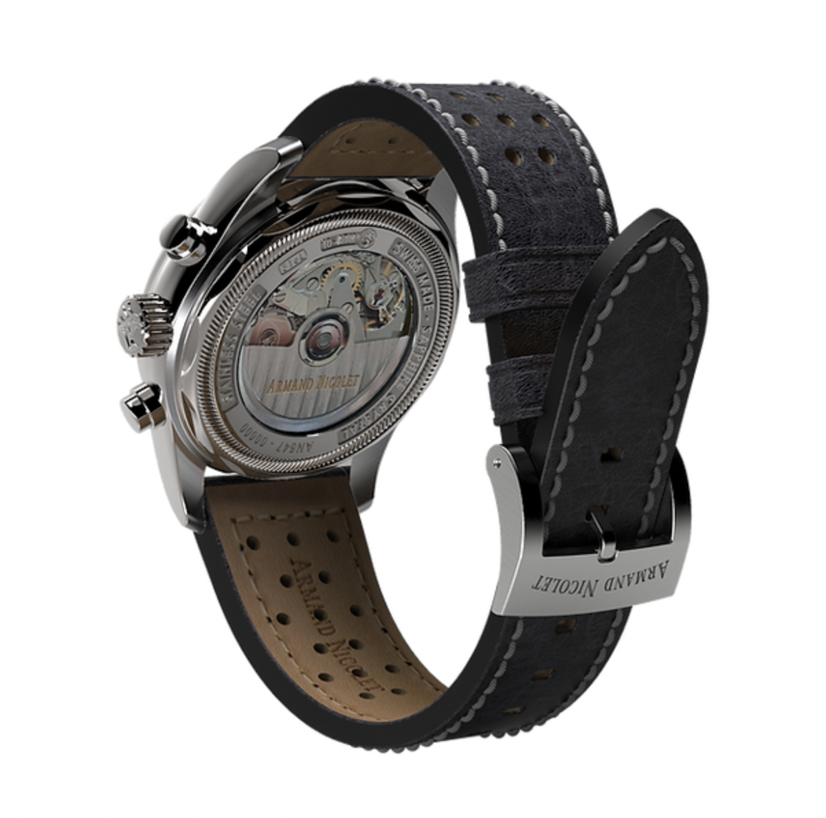 Armand Nicolet MM2 Swiss Automatic Black - Image 2